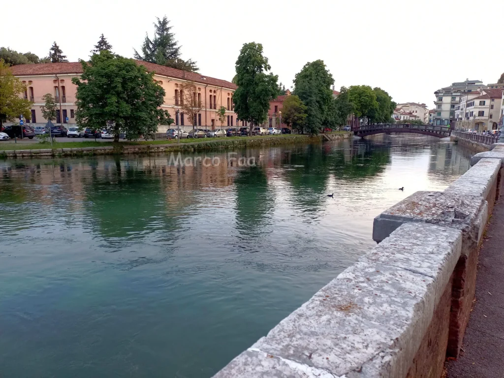 Il fiume Sile visto da Ponte Dante a Treviso