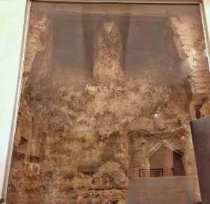 Forno medievale del Quattrocento presente al piano terra di Palazzo Tornielli